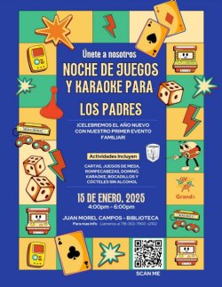 Game Night Flyer Spanish